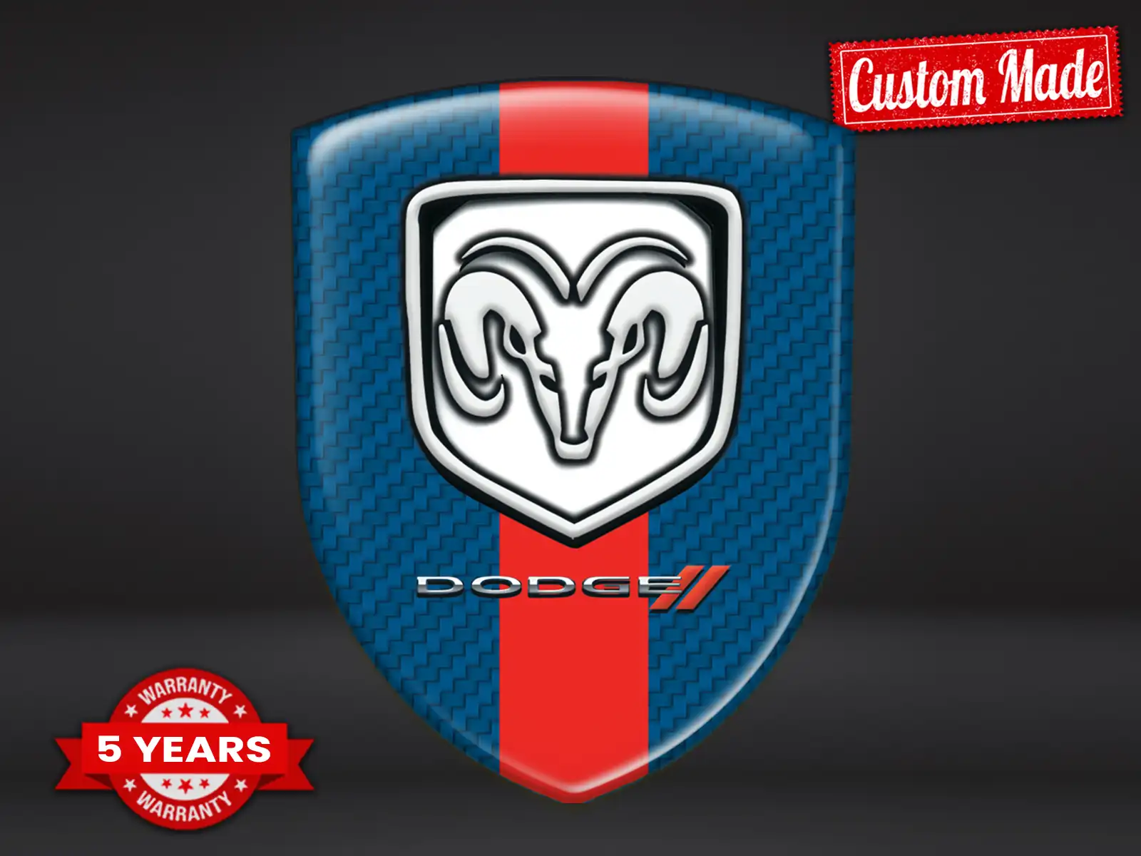 Dodge Emblemas Auto Resistentes Máximo Deportivos Chic